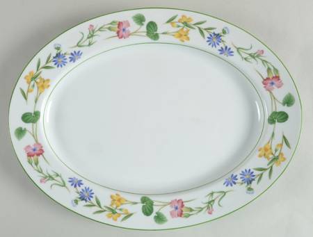 Meadowcrest 13" Oval Serving Platter