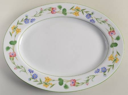 Meadowcrest 11" Oval Serving Platter