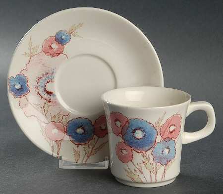 Medley Flat Cup & Saucer Set