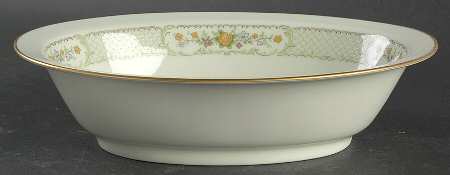 Medallion 10" Oval Vegetable Bowl