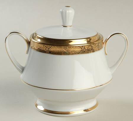 Mediterranean Sugar Bowl & Lid
