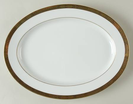 Mediterranean 13" Oval Serving Platter