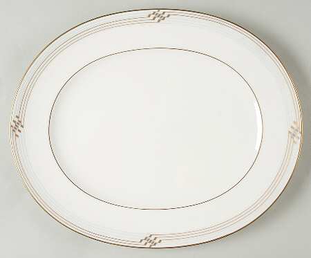 Merina Gold 13" Oval Serving Platter