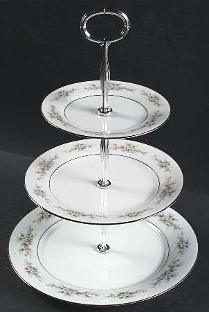 Melissa 13 7/8"-14 1/4" 3-Tiered Serving Tray(DP,SP,BB) HC