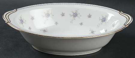 Melita 10" Oval Vegetable Bowl