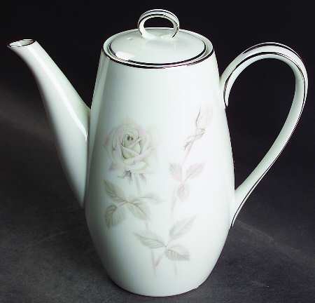 Melrose (Platinum Coupe) Small Coffee Pot & Lid