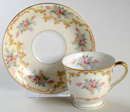 Melrose Footed Demitasse Cup & Saucer Set