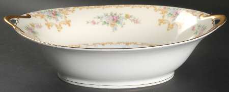 Melrose 10" Oval Vegetable Bowl
