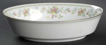 Memory 9" Oval Vegetable Bowl