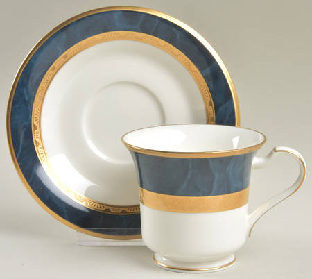 Footed Cup & Saucer Set