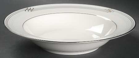 Merina Platinum Rim Soup Bowl