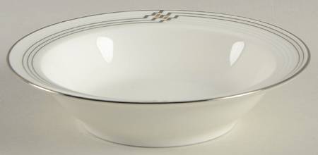 Merina Platinum Rim Fruit/Dessert (Sauce) Bowl