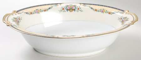 Mercedes 10" Oval Vegetable Bowl