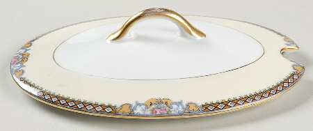 Meringo Lid for Sauce Boat with Attached Underplate