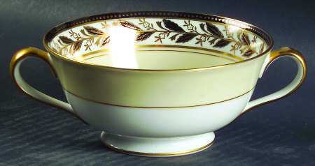 Merlin Footed Cream Soup Bowl