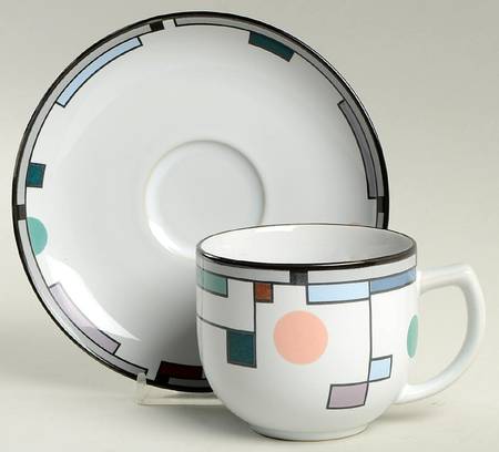 Metronome Flat Cup & Saucer Set