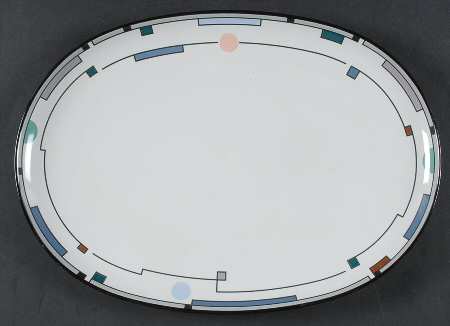 Metronome 14" Oval Serving Platter