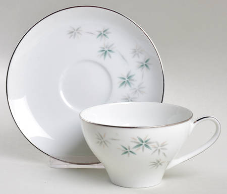 Midori Flat Cup & Saucer Set