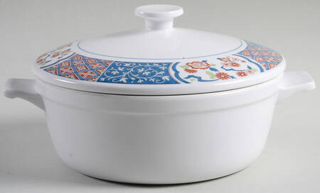 Ming Garden 1.75 Qt Round Covered Casserole