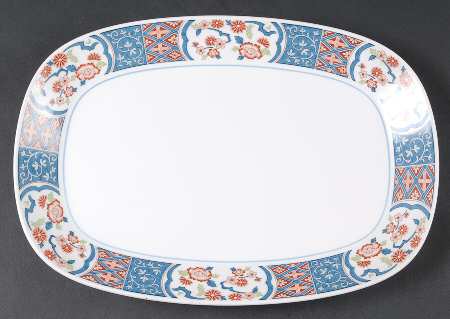 Ming Garden 13" Oval Serving Platter