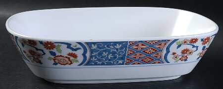 Ming Garden 9" Oval Vegetable Bowl