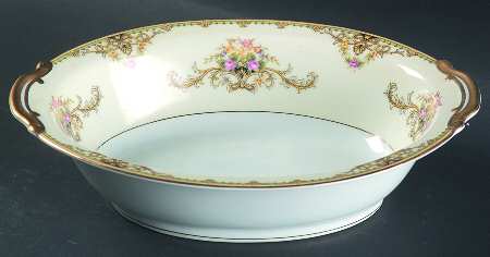 Milford (Patent 89486 or No #) 9" Oval Vegetable Bowl