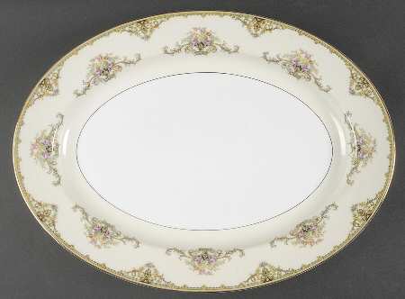 Milford (Patent 89486 or No #) 16" Oval Serving Platter