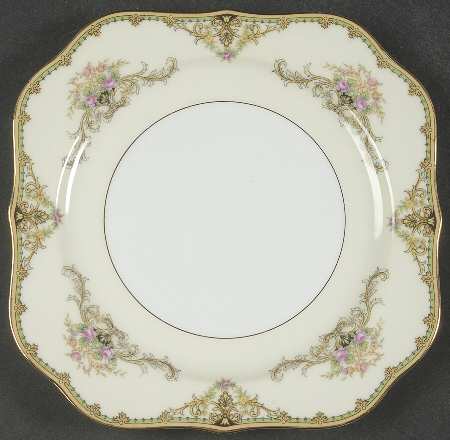 Milford (Patent 89486 or No #) Square Salad Plate