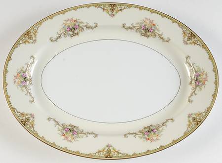 Milford (Patent 89486 or No #) 13" Oval Serving Platter