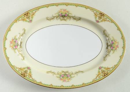 Milford (Patent 89486 or No #) 10" Oval Serving Platter