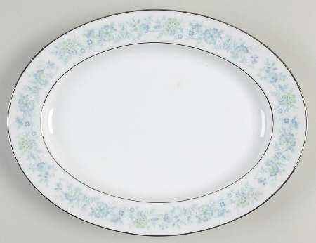 Milford (2227) 11" Oval Serving Platter by Noritake