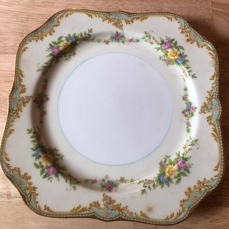 Milroy Square Salad Plate