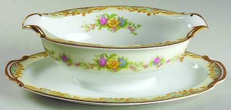 Milroy Gravy Boat with Attached Underplate