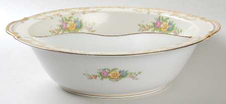 Mimi 10" Round Divided Vegetable Bowl