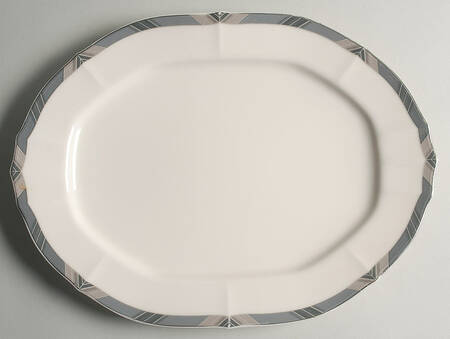 Midnight Majesty 14" Oval Serving Platter