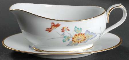 Ming Gravy Boat & Underplate