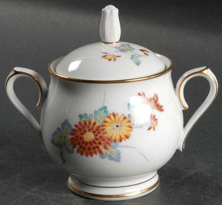 Ming Sugar Bowl & Lid
