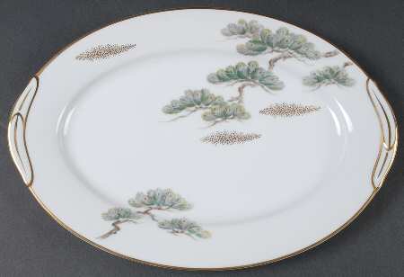 Ming 12" Oval Serving Platter
