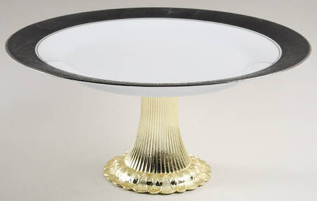 Mirano Cake Stand with 4"-5" Metal Pedestal  Hc
