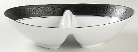 Mirano 10" Oval Divided Vegetable Bowl