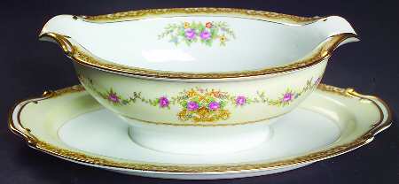 Mirabelle Gravy Boat with Attached Underplate
