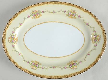 Mirabelle 13" Oval Serving Platter