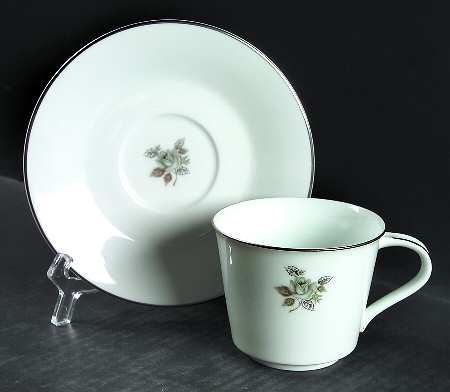 Miranda Flat Cup & Saucer Set