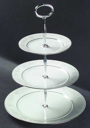 Misty 13 7/8"-14 1/4" 3-Tiered Serving Tray(DP,SP,BB) HC