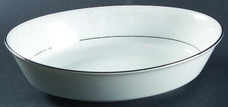Misty 9" Oval Vegetable Bowl