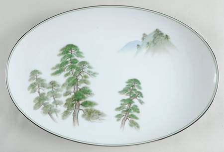 Ming Tree 16" Oval Serving Platter