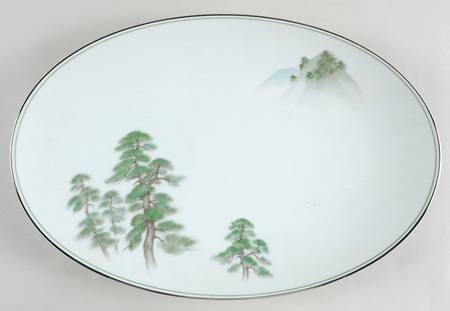Ming Tree 14" Oval Serving Platter