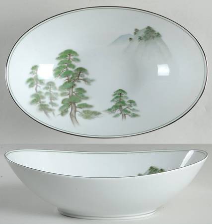 Ming Tree 10" Oval Vegetable Bowl