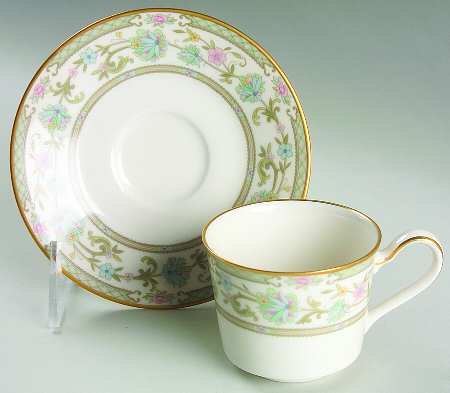 Miyoshi Footed Demitasse Cup & Saucer Set