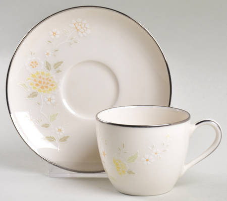 Miyako Flat Demitasse Cup & Saucer Set